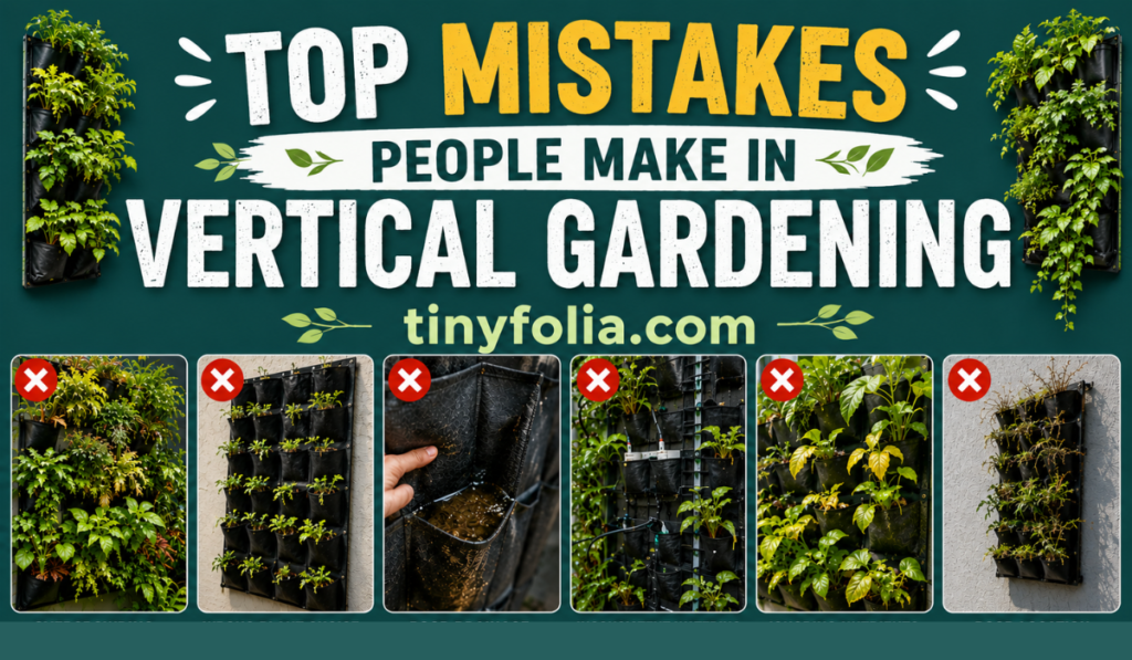 Top Mistakes People Make in Vertical Gardening