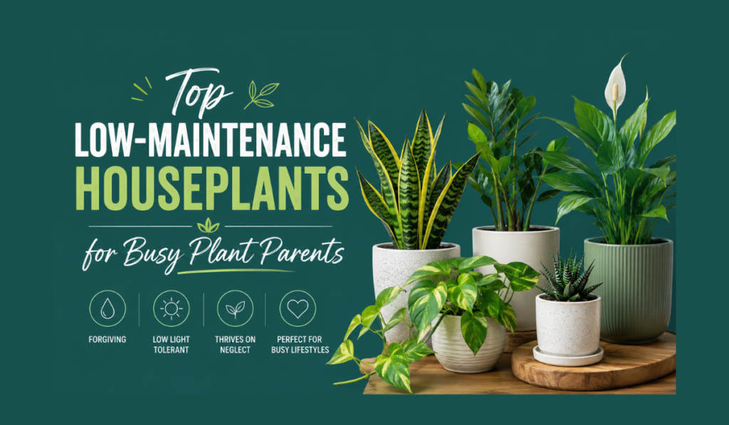 Top Low-Maintenance Houseplants for Busy Plant Parents