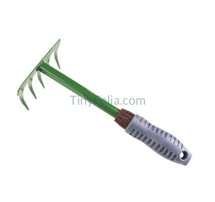 Hand Rake Green Garden Tool