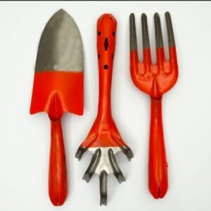 3-Piece Orange Garden Tool Set