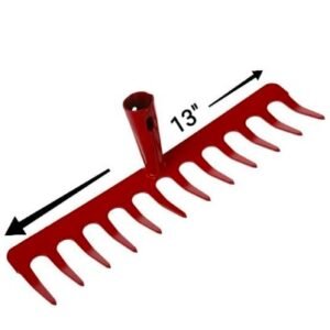 13-Inch Heavy-Duty Garden Rake Head