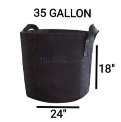 Grow Bag 35 Gallon (Professional Capacity 24" x 18")