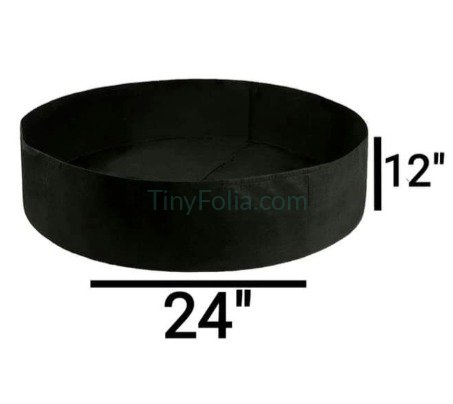 Fabric Raised Bed Grow Bag (24" x 12")