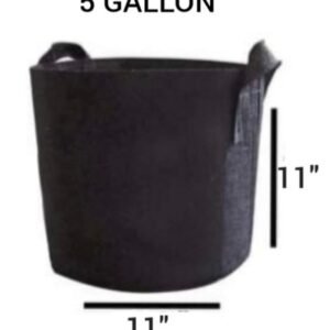 Grow Bag 5 Gallon (Special Size 11" x 11")