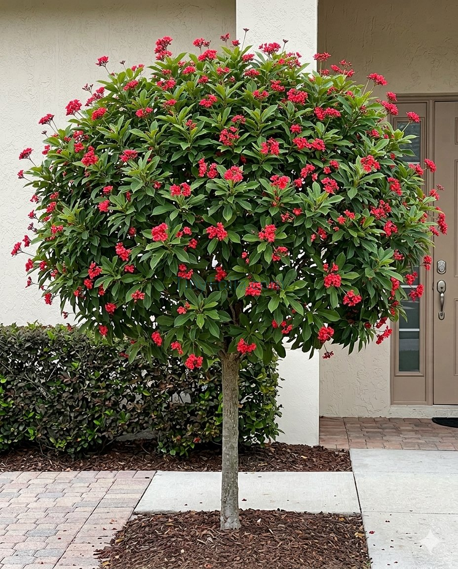 Jatropha (سرخ جٹروفا) Jatropha integerrima
