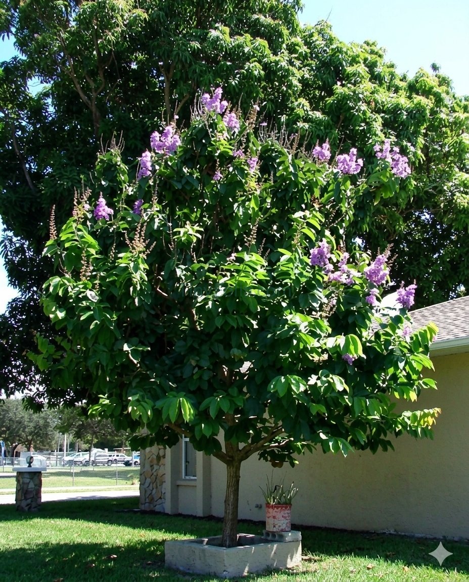 Queen Crape Myrtle (گل فانوش) Lagerstroemia speciosa